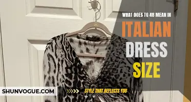 Understanding TG 48: Exploring the Italian Dress Size System