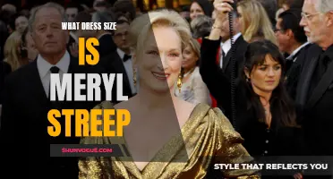 Meryl Streep: Unveiling the Noteworthy Dress Size of the Iconic Actress