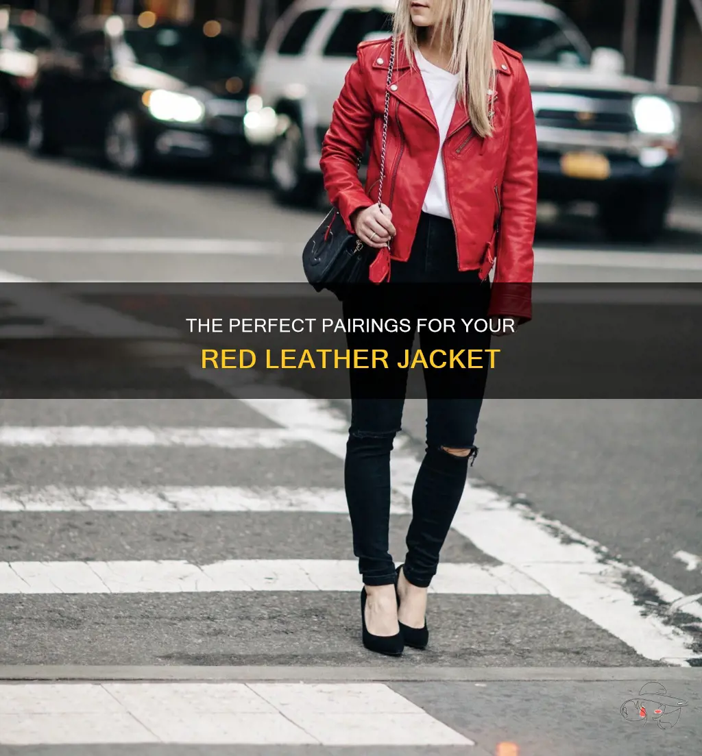 The Perfect Pairings For Your Red Leather Jacket | ShunVogue