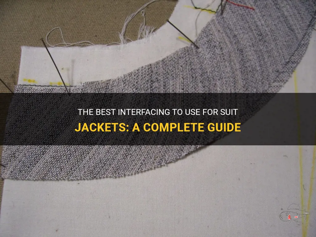 what interfacing to use for suit jacket
