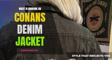 Exploring the Eclectic Embellishments on Conan's Denim Jacket