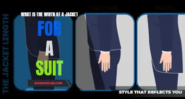 A Comprehensive Guide to Determining the Width of a Jacket for a Suit