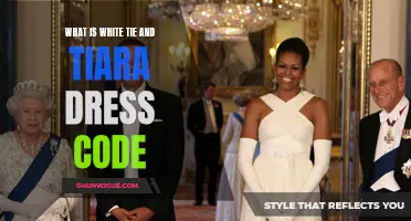 The Ultimate Guide to the White Tie and Tiara Dress Code