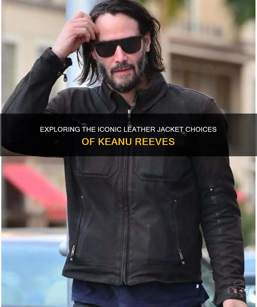 Exploring The Iconic Leather Jacket Choices Of Keanu Reeves | ShunVogue