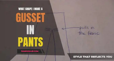 Choosing the Perfect Shape for a Gusset in Pants