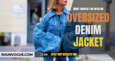 Stylish ways to rock an oversized denim jacket