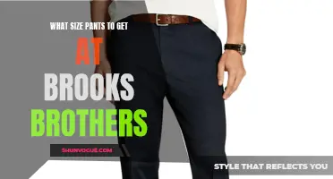 How to Determine the Right Size Pants to Get at Brooks Brothers