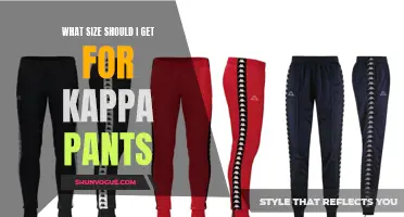 Finding the Perfect Fit: Choosing the Right Size for Kappa Pants
