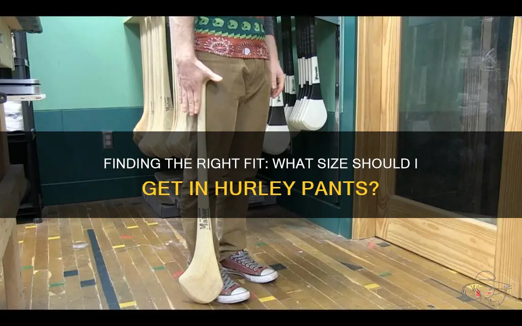 what size should I get in hurley pants