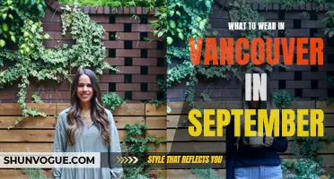 Fall Fashion: What to Wear in Vancouver this September