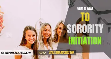 Sorority Initiation Attire: Tips for a Chic Look
