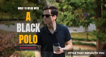 Stylish Pairings: Black Polo Edition
