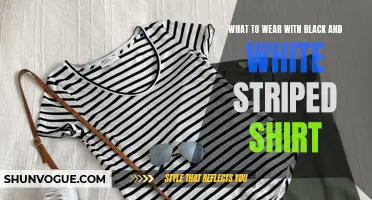 Stylish Combinations: Pairing Options for Black and White Striped Shirts