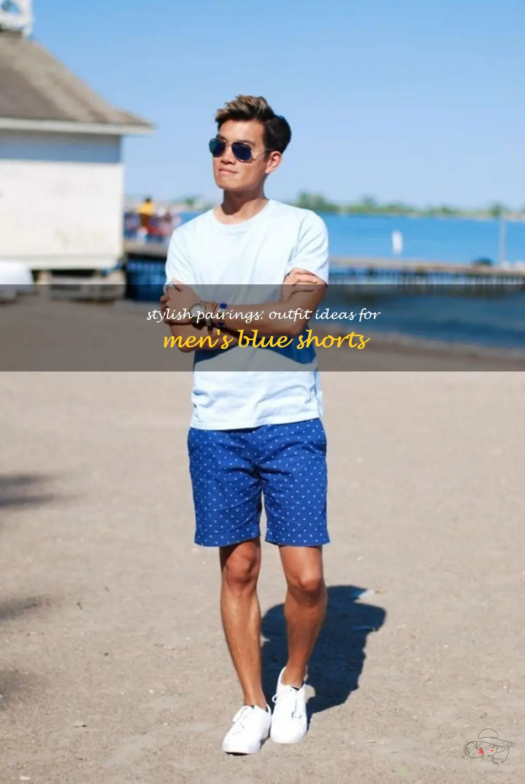 Stylish Pairings: Outfit Ideas For Men's Blue Shorts | ShunVogue