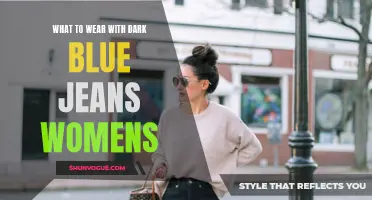 Stylish Outfit Ideas for Women's Dark Blue Jeans