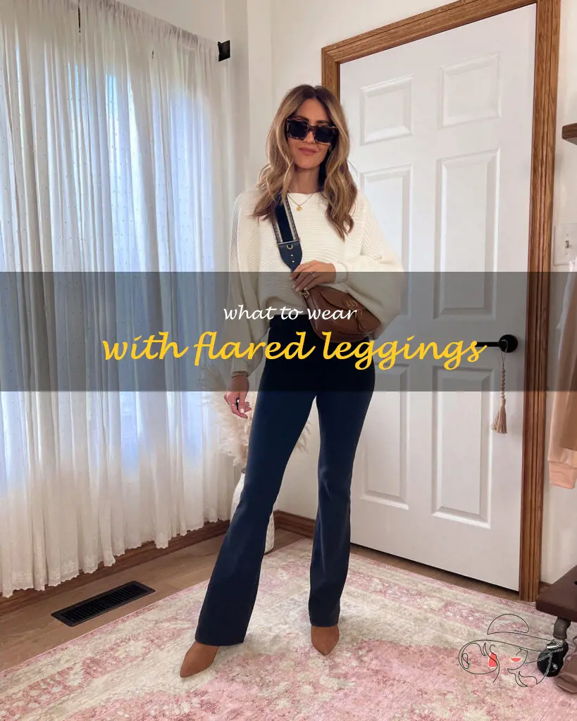what to wear with flared leggings