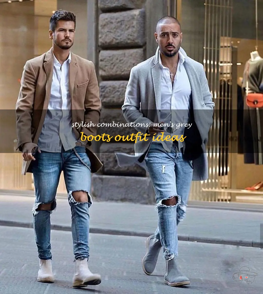 Stylish Combinations: Men's Grey Boots Outfit Ideas | ShunVogue