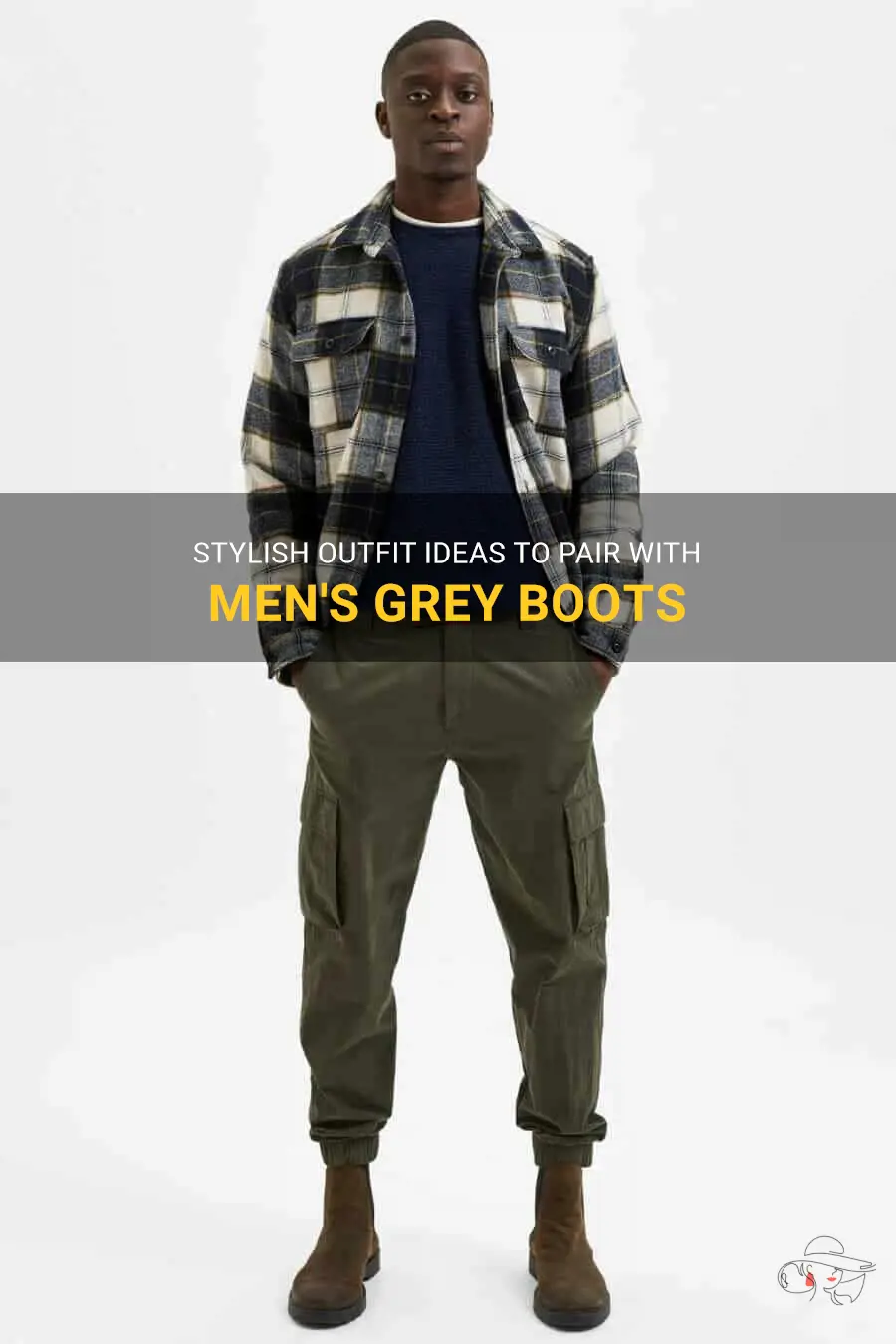Stylish Outfit Ideas To Pair With Men's Grey Boots | ShunVogue