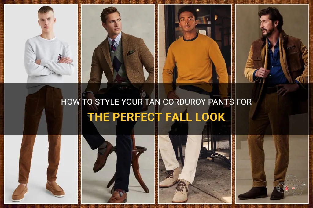 How To Style Your Tan Corduroy Pants For The Perfect Fall Look | ShunVogue