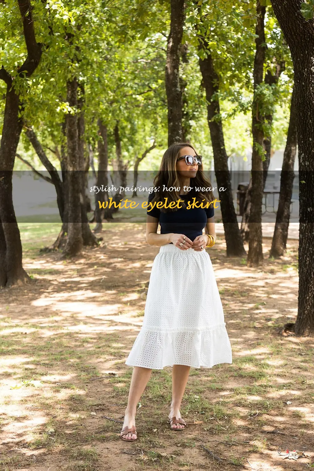 Stylish Pairings: How To Wear A White Eyelet Skirt | ShunVogue