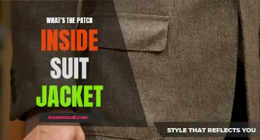 The Importance of the Patch Inside a Suit Jacket and What It Represents