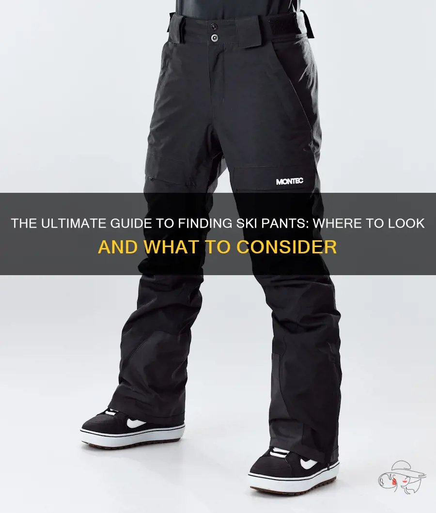 The Ultimate Guide To Finding Ski Pants: Where To Look And What To ...