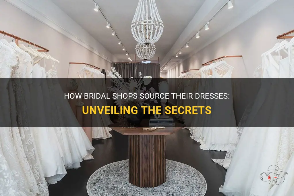 where do bridal shops get their dresses
