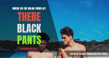 Unveiling the Secrets: Where the Dolan Twins Source their Iconic Black Pants