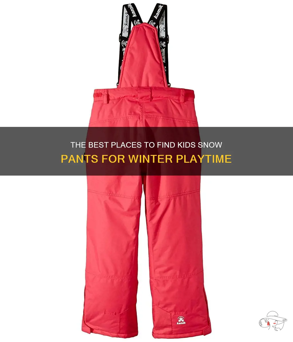 The Best Places To Find Kids Snow Pants For Winter Playtime | ShunVogue