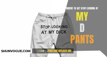 Where to Find the Best "Stop Looking at My Pants" Apparel