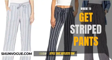 Find Your Perfect Striped Pants: A Guide to Where to Shop