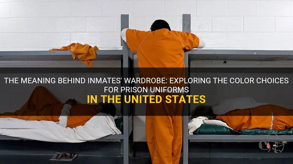 which colors are inmates dressed in the united states